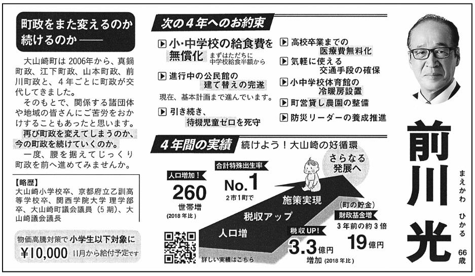 �O����i�܂����� �Ђ���j��R�蒬�����̑I������ �O�� �� �܂����� �Ђ��� 66�� �������܂��ς���̂� ������̂�- ��R�蒬��2006�N����A�^�璬���A�]�������A�R�{�����A�O�쒬���ƁA4�N���Ƃɒ�������サ�Ă��܂����B ���̂��ƂŁA�֌W���鏔�c�̂�n��̊F����ɂ���J�����������邱�Ƃ��������Ǝv���܂��B �Ăђ�����ς��Ă��܂��̂��A���̒����𑱂��Ă����̂��B��x�A���𐘂��Ă������蒬����O�֐i�߂Ă݂܂��񂩁B�y�����z��R�菬�w�Z���A���s�{�����P�����w�Z���A �֐��w�@��w ���w�����A ��R�蒬�c��c�� (5��)�A ��R��c��c�����������΍�ŏ��w���ȉ��Ώۂ�\10,000 11�����狋�t�\��ł�����4�N�ւ̂��� ���E���w�Z�̋��H��𖳏����B�܂��͂������ɒ��w�Z���H���z����i�s���̌����ق̌��đւ��̊����B���݁A ��{�v��܂Ői��ł��܂��B���������A�ҋ@�����[�������� ���Z���Ƃ܂ł̈�Ô���� �C�y�Ɏg�����ʎ�i�̊m�� �����w�Z�̈�ق̗�g�[�ݒu ���c�݂��_���̐��� �h�Ѓ��[�_�[�̗{�����i 4�N�Ԃ̎��� �����悤! ��R��̍D�z�� �l������!260���ё�(2018�N��) ���v����o����No.12�s1���� �Ŏ� UP!3.3���~���� (2018�N��) (���̒���)��������� 3�N�O�̖�3�{ 19���~ �ڂ������т͂����� ����Ȃ� ���W��